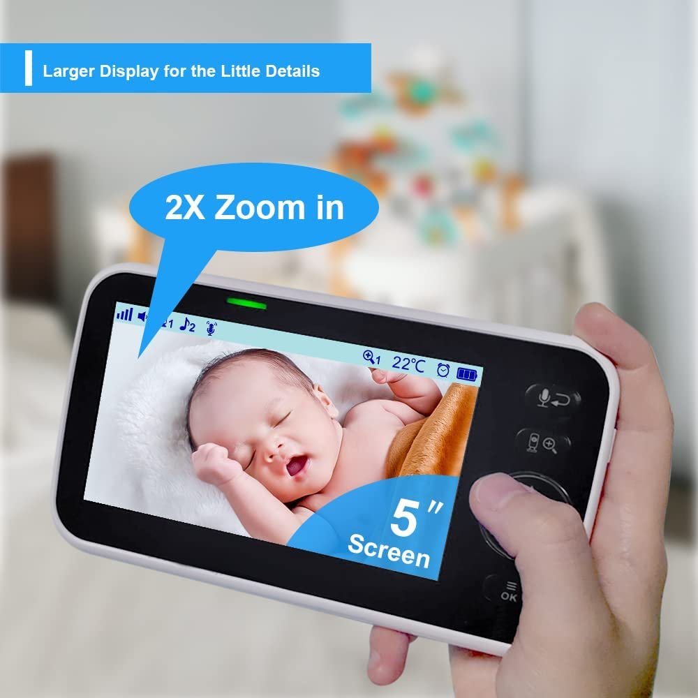 HelloBaby monitor HB65  Video Baby Monitor with Camera