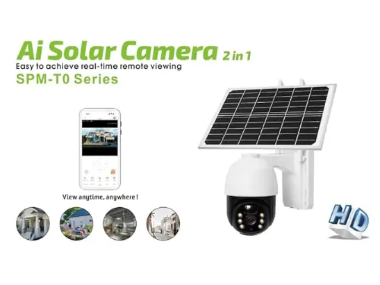 AI Solar Camera 2in1